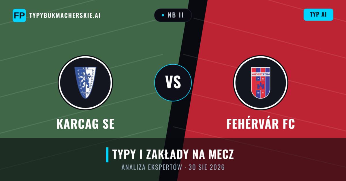 Karcag SE vs Fehérvár FC — typy i zapowiedź meczu