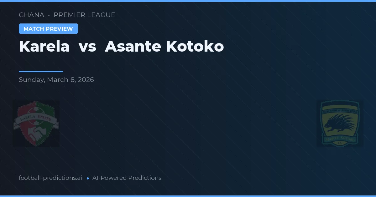 Karela vs Asante Kotoko — typy i zapowiedź meczu