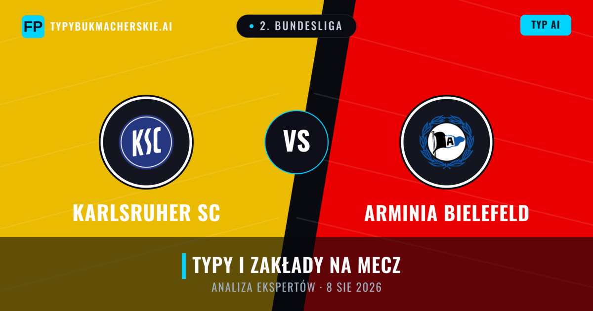 Karlsruher SC vs Arminia Bielefeld — typy i zapowiedź meczu