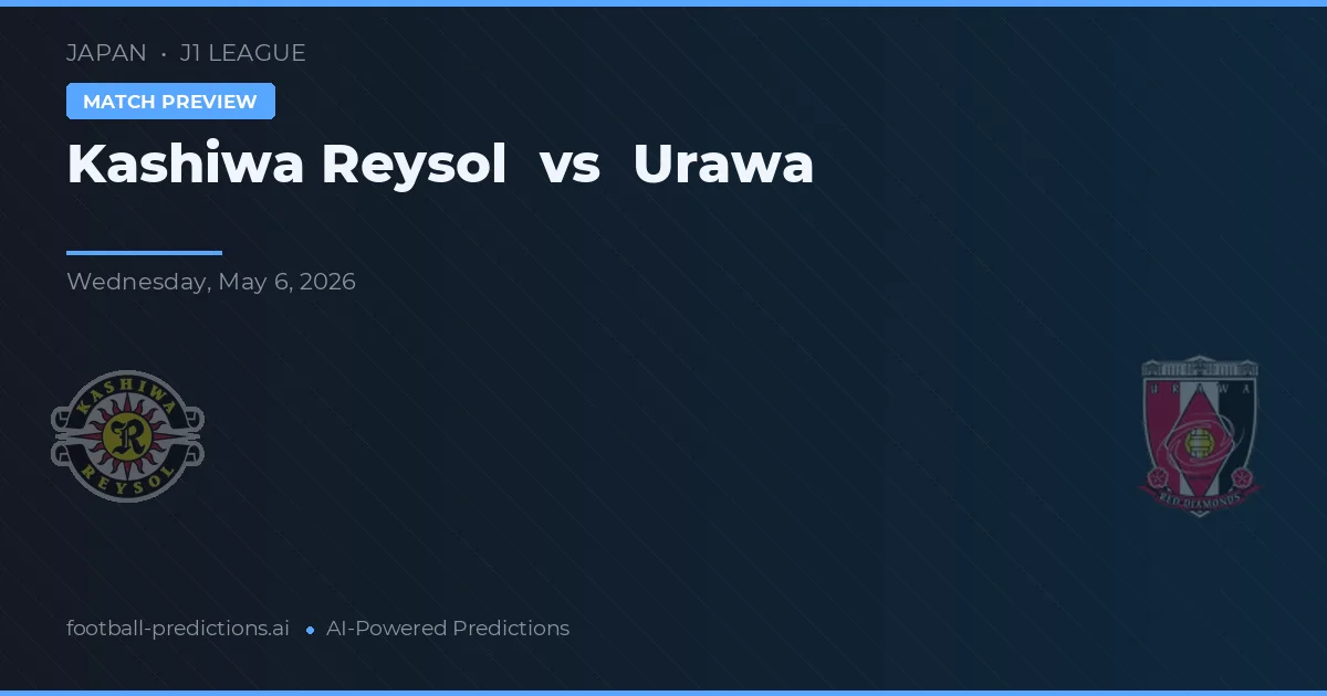 Kashiwa Reysol vs Urawa Reds — typy i zapowiedź meczu