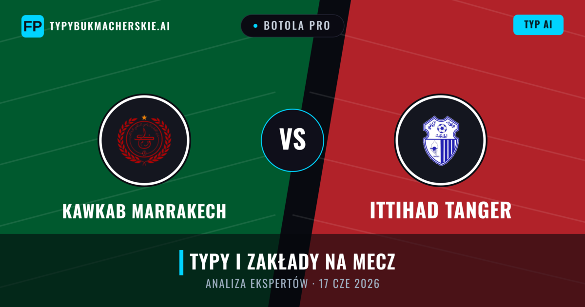 Kawkab Marrakech vs Ittihad Tanger — typy i zapowiedź meczu