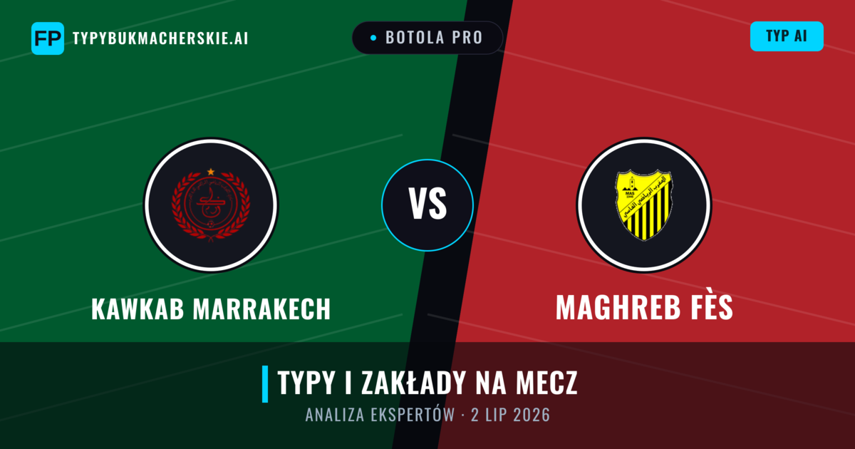 Kawkab Marrakech vs Maghreb Fès — typy i zapowiedź meczu