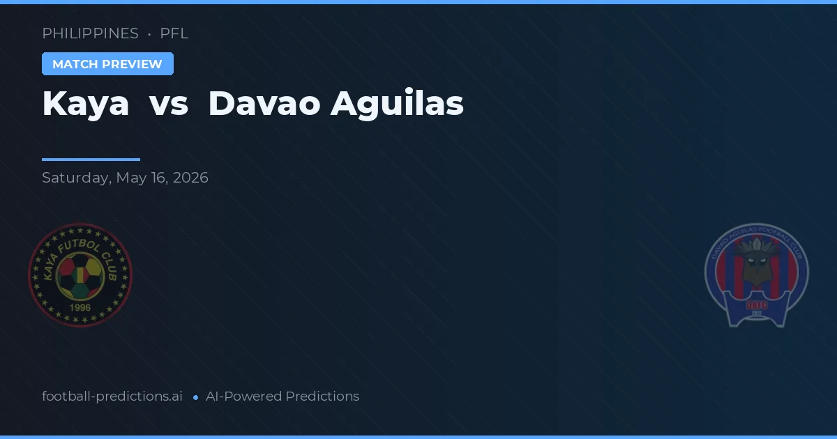 Kaya vs Davao Aguilas — typy i zapowiedź meczu