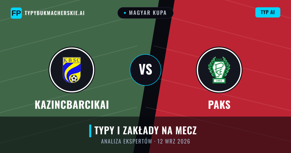 Kazincbarcikai vs Paks — typy i zapowiedź meczu