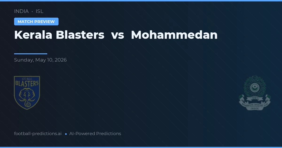 Kerala Blasters vs Mohammedan — typy i zapowiedź meczu