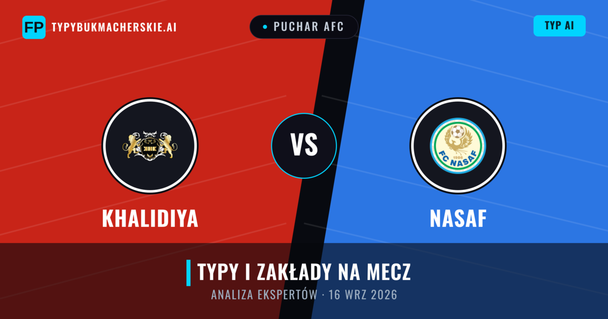 Khalidiya vs Nasaf — typy i zapowiedź meczu