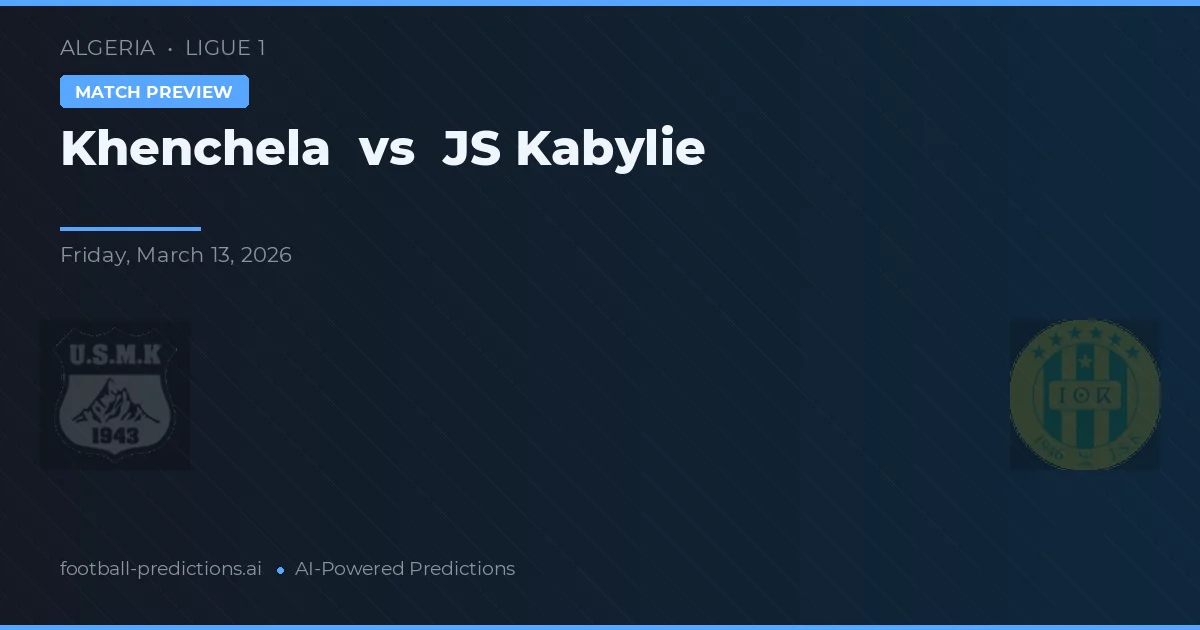 Khenchela vs JS Kabylie — typy i zapowiedź meczu