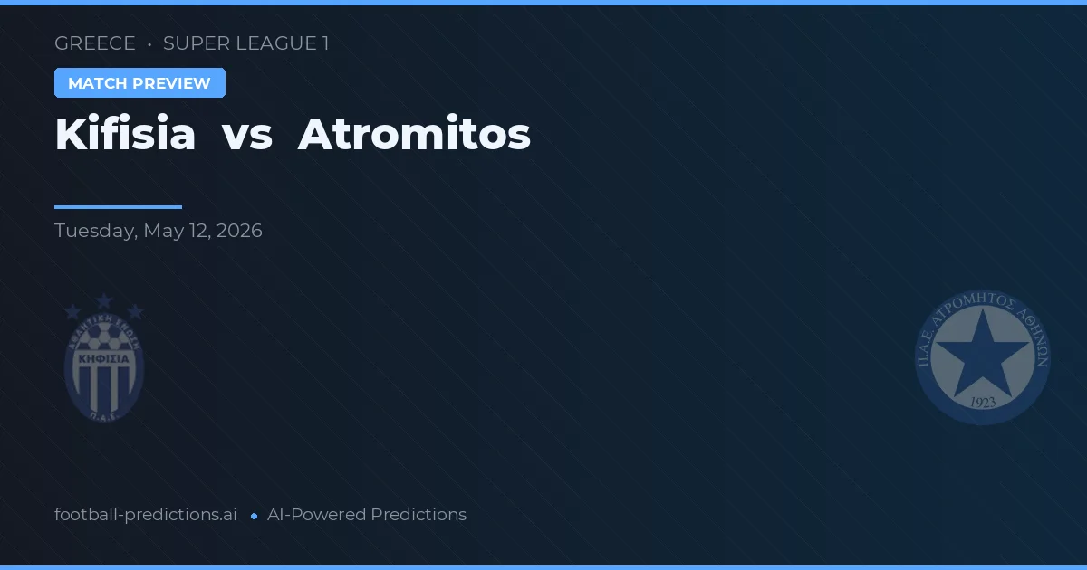 Kifisia vs Atromitos — typy i zapowiedź meczu
