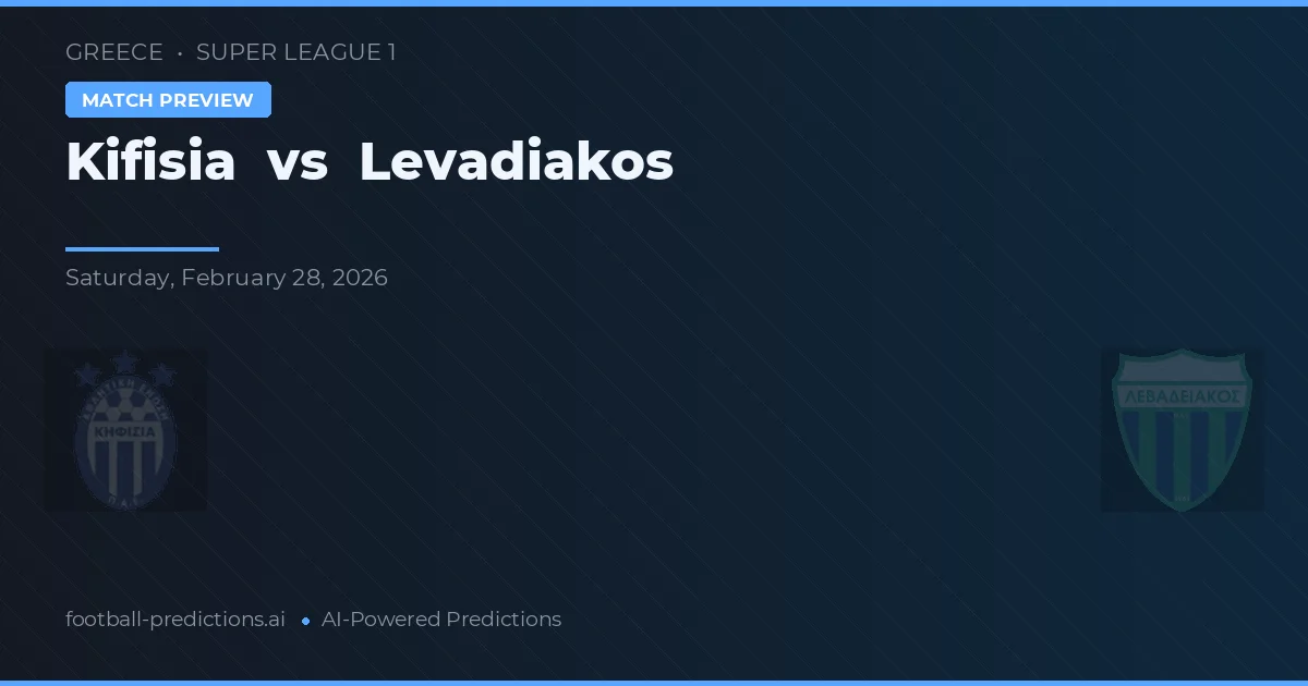 Kifisia vs Levadiakos — typy i zapowiedź meczu