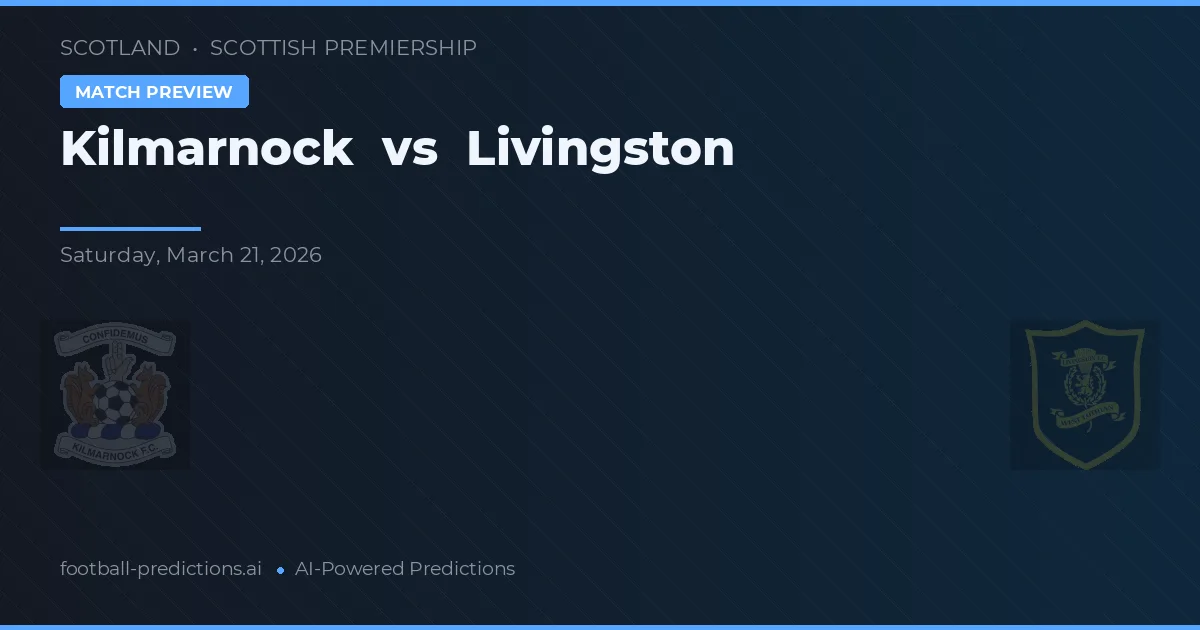 Kilmarnock vs Livingston — typy i zapowiedź meczu