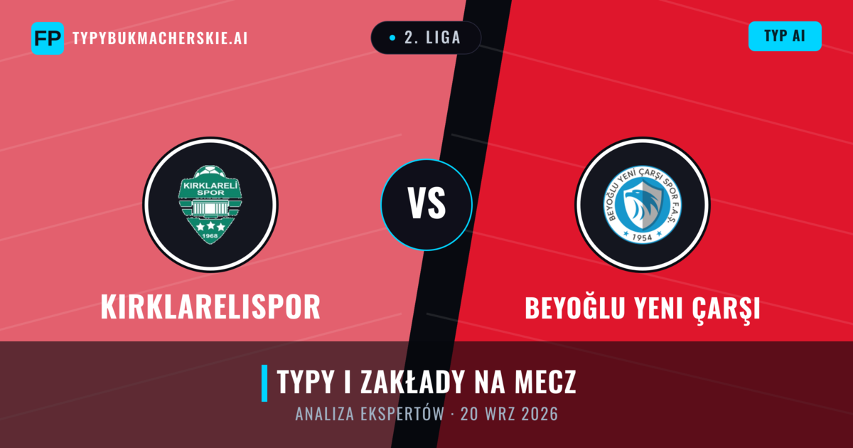 Kırklarelispor vs Beyoğlu Yeni Çarşı — typy i zapowiedź meczu