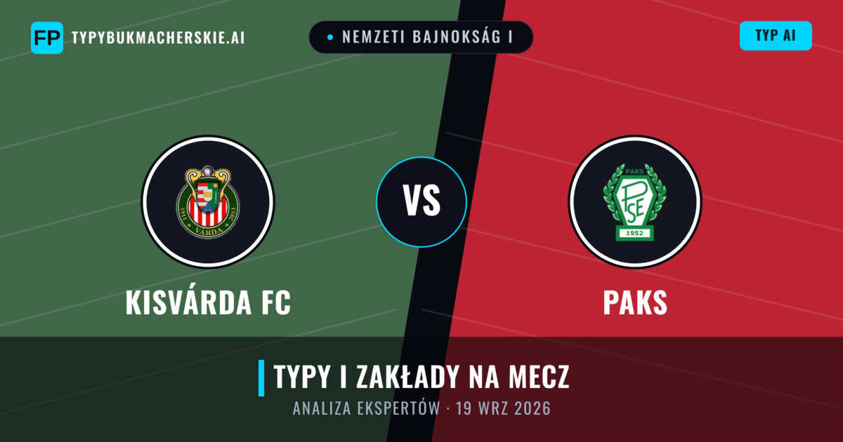 Kisvárda FC vs Paks — typy i zapowiedź meczu