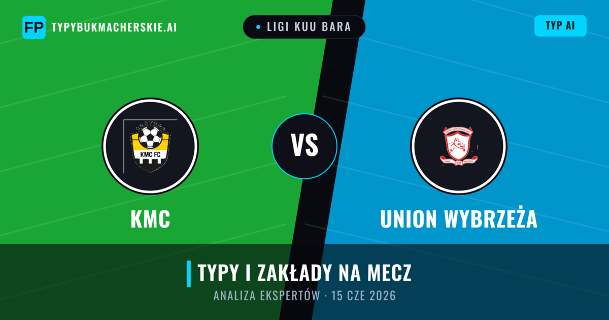 KMC vs Union Wybrzeża — typy i zapowiedź meczu