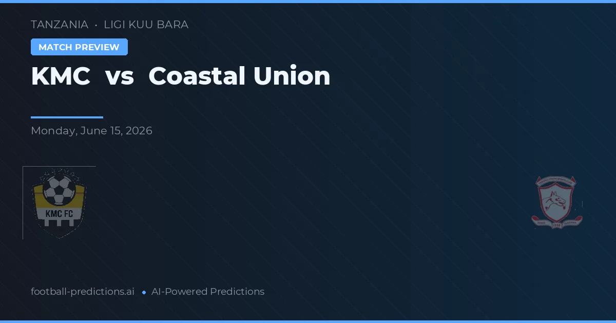 KMC vs Union Wybrzeża — typy i zapowiedź meczu