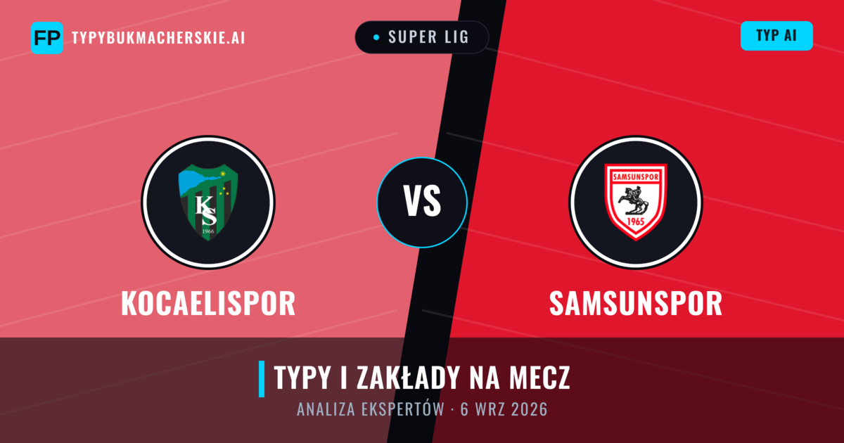 Kocaelispor vs Samsunspor — typy i zapowiedź meczu