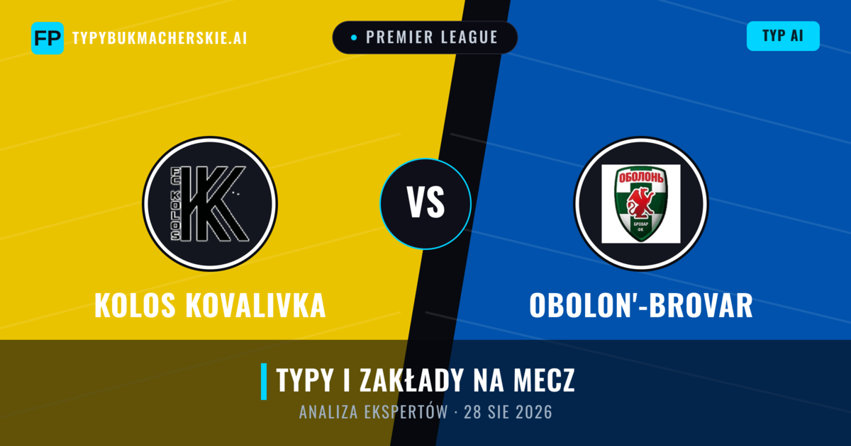 Kolos Kovalivka vs Obolon'-Brovar — typy i zapowiedź meczu
