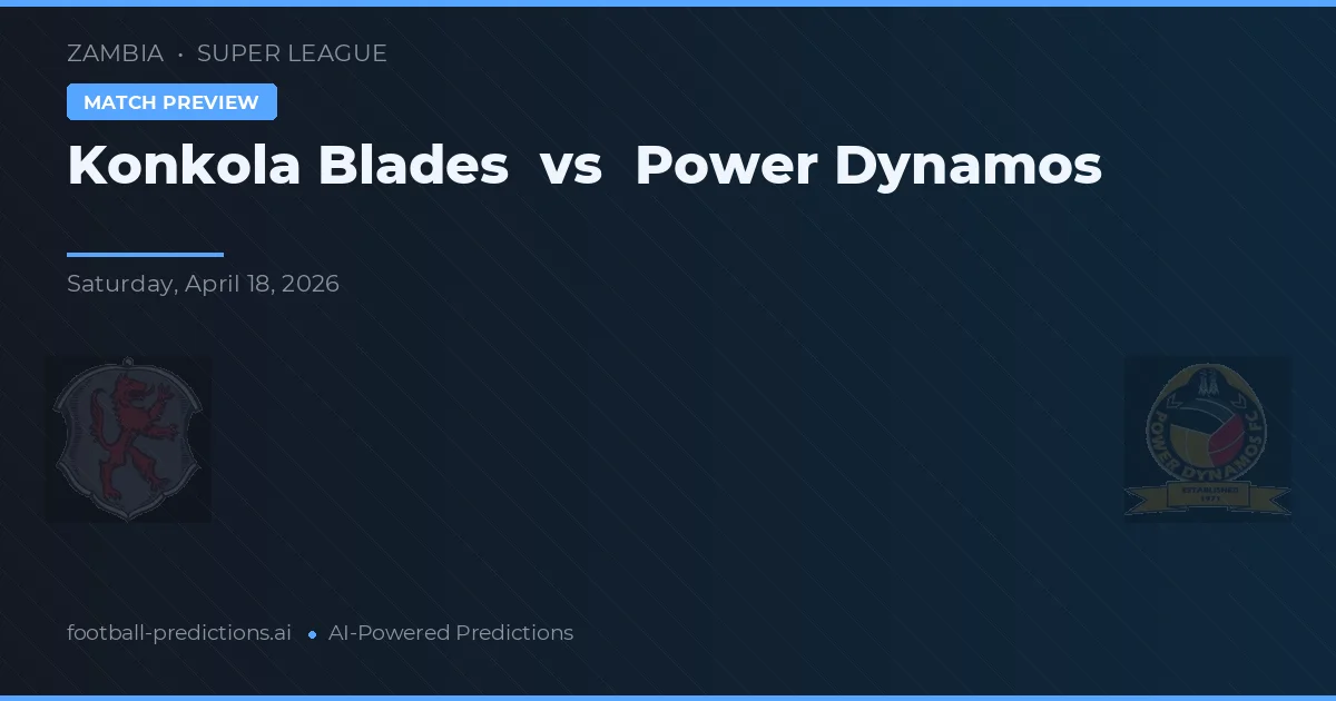 Konkola Blades vs Power Dynamos — typy i zapowiedź meczu