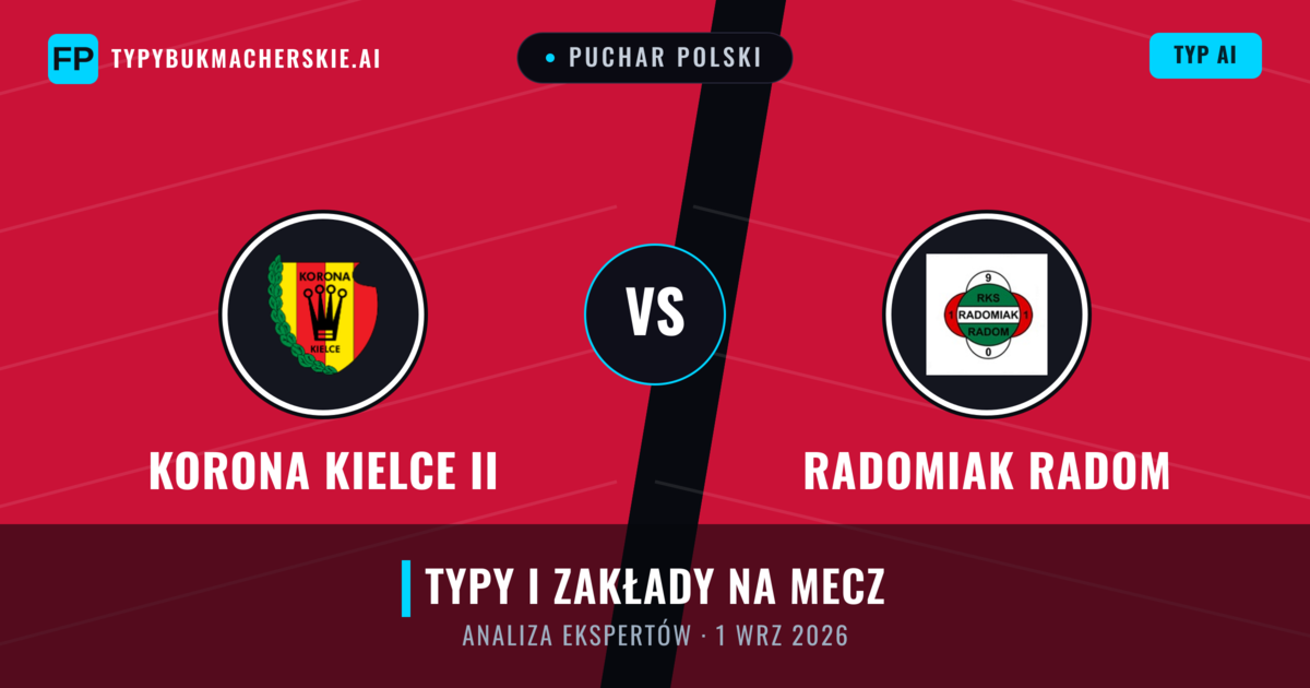 Korona Kielce II vs Radomiak Radom — typy i zapowiedź meczu