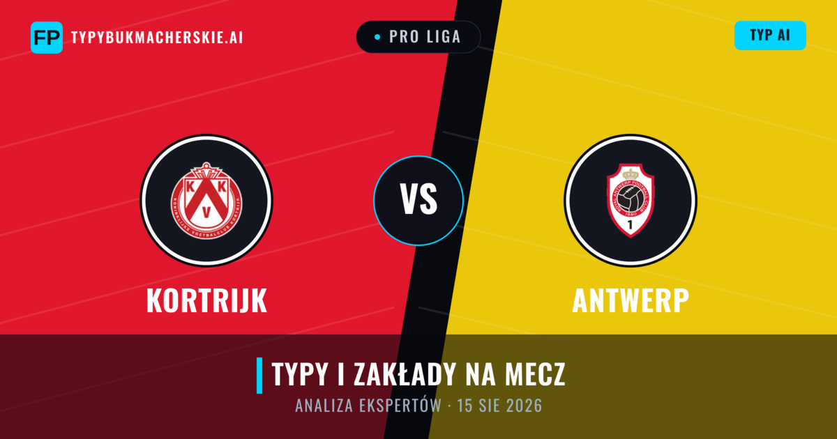 Kortrijk vs Antwerp — typy i zapowiedź meczu