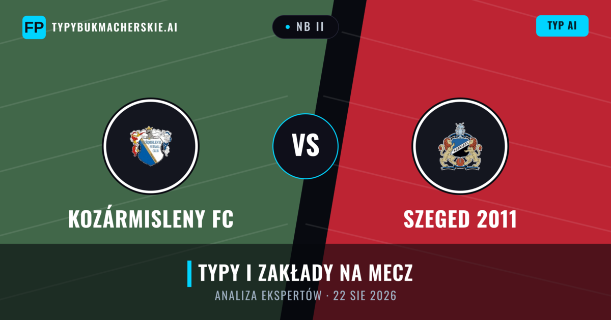 Kozármisleny FC vs Szeged 2011 — typy i zapowiedź meczu