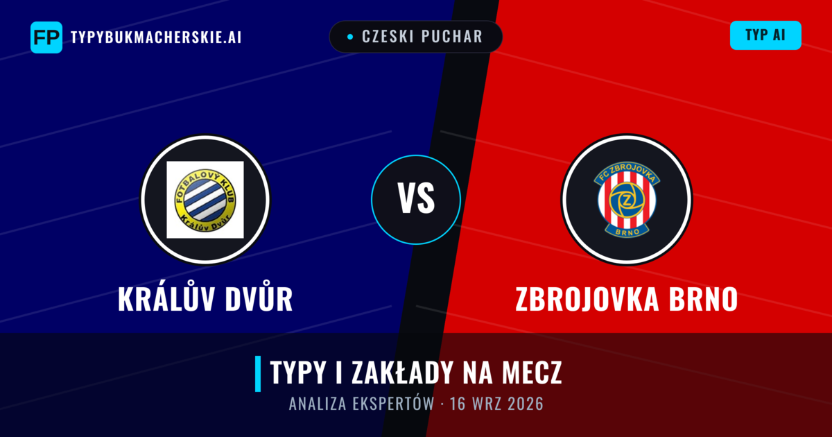 Králův Dvůr vs Zbrojovka Brno — typy i zapowiedź meczu