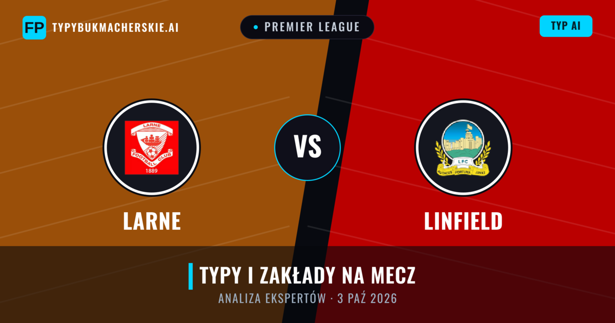 Larne vs Linfield — typy i zapowiedź meczu