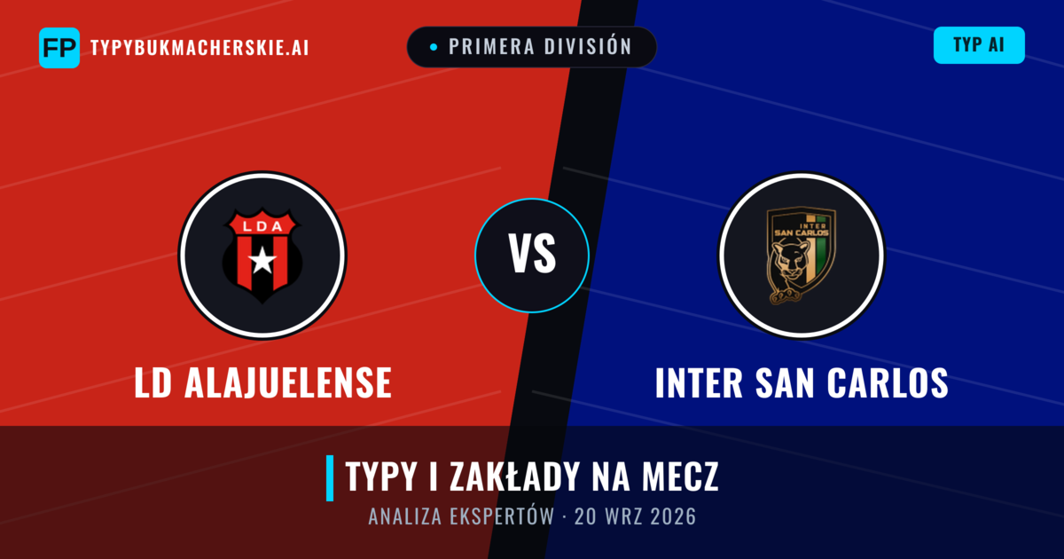 LD Alajuelense vs Inter San Carlos — typy i zapowiedź meczu