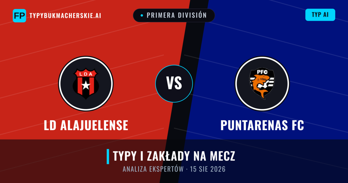 LD Alajuelense vs Puntarenas FC — typy i zapowiedź meczu