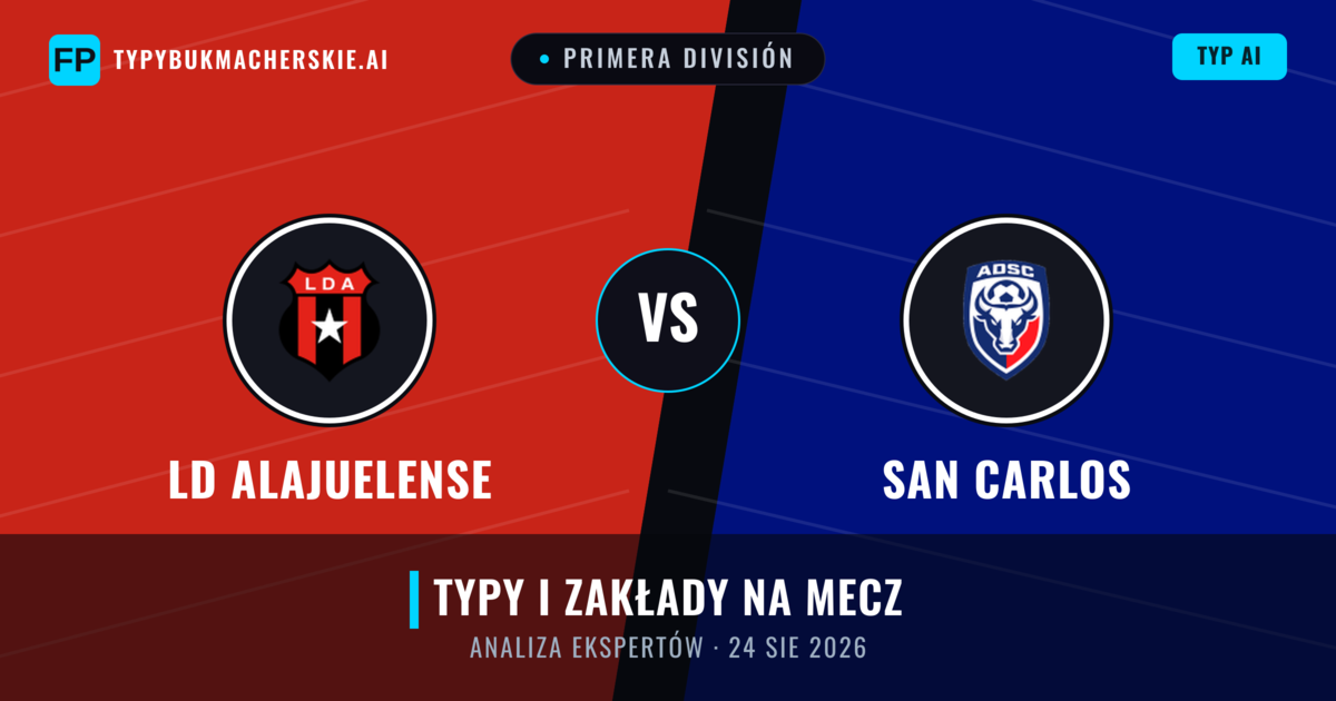 LD Alajuelense vs San Carlos — typy i zapowiedź meczu