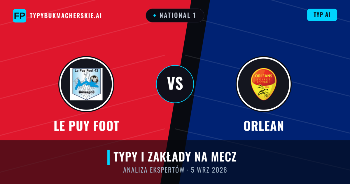 Le Puy Foot vs Orlean — typy i zapowiedź meczu