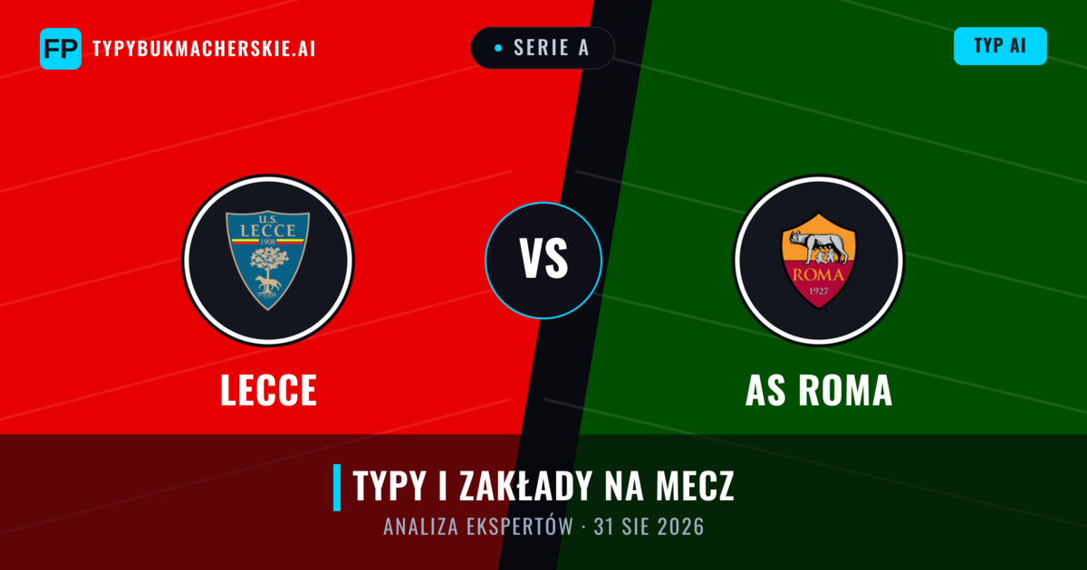 Lecce vs AS Roma — typy i zapowiedź meczu