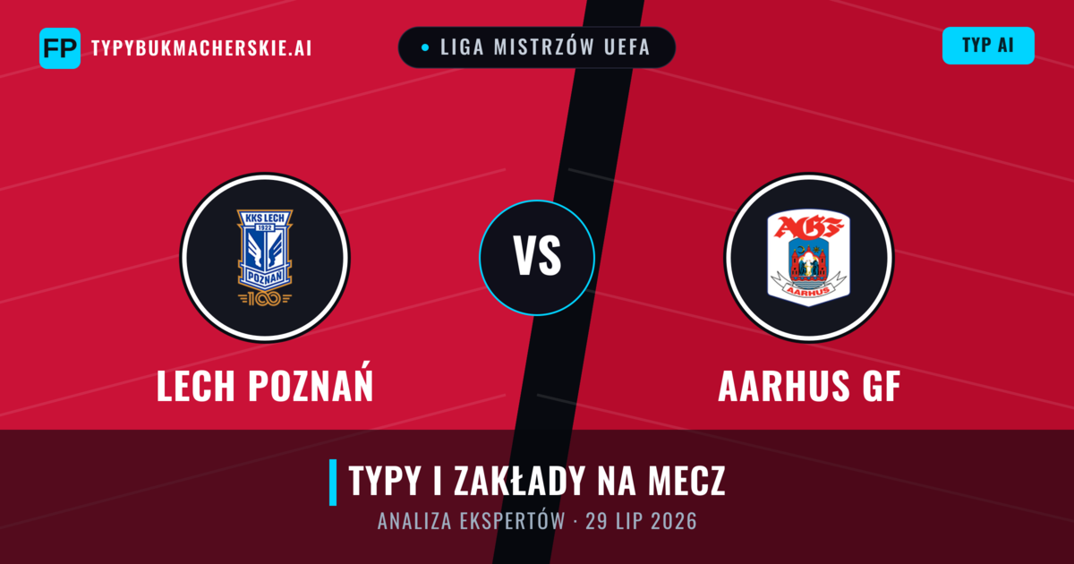 Lech Poznań vs Aarhus GF — typy i zapowiedź meczu