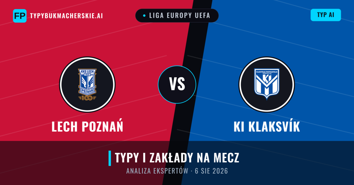 Lech Poznań vs KI Klaksvík — typy i zapowiedź meczu