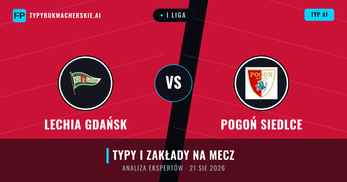 Lechia Gdańsk vs Pogoń Siedlce — typy i zapowiedź meczu