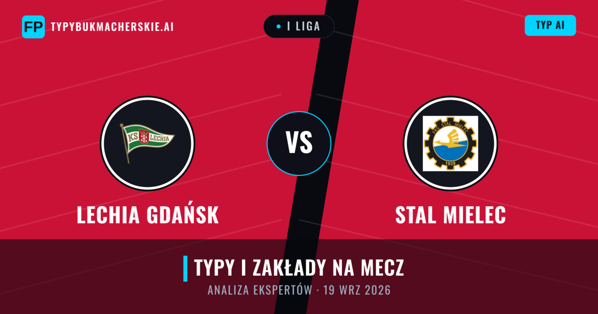 Lechia Gdańsk vs Stal Mielec — typy i zapowiedź meczu