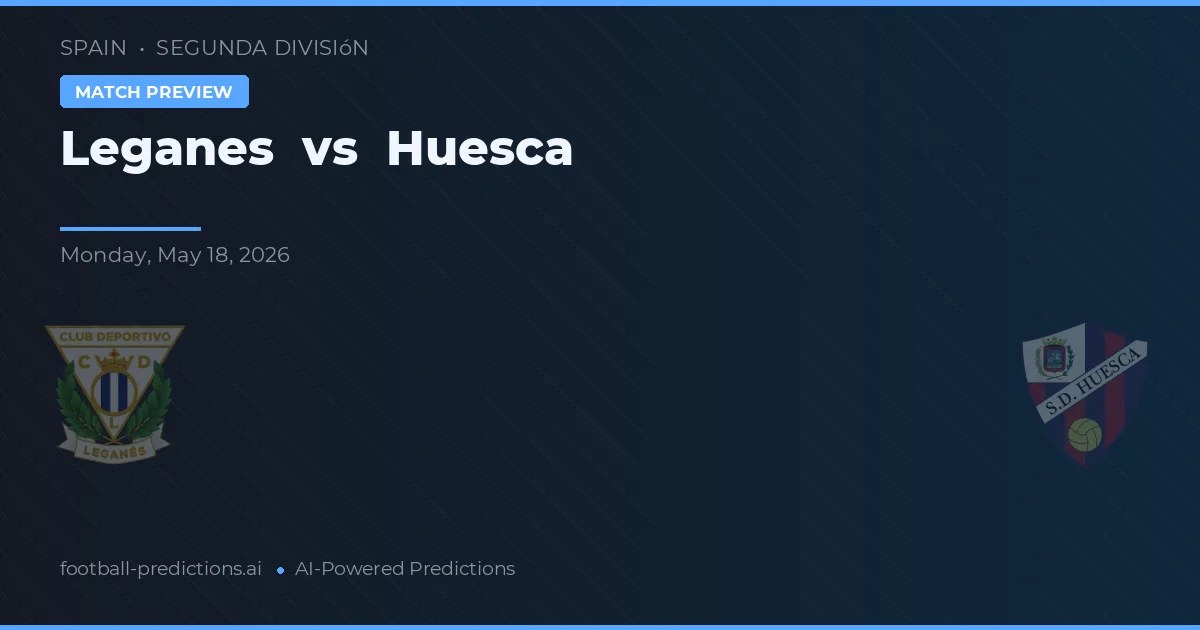 Leganés vs Huesca — typy i zapowiedź meczu