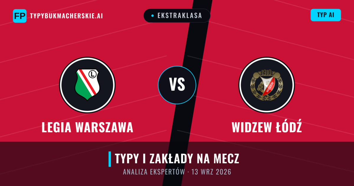 Legia Warszawa vs Widzew Łódź — typy i zapowiedź meczu