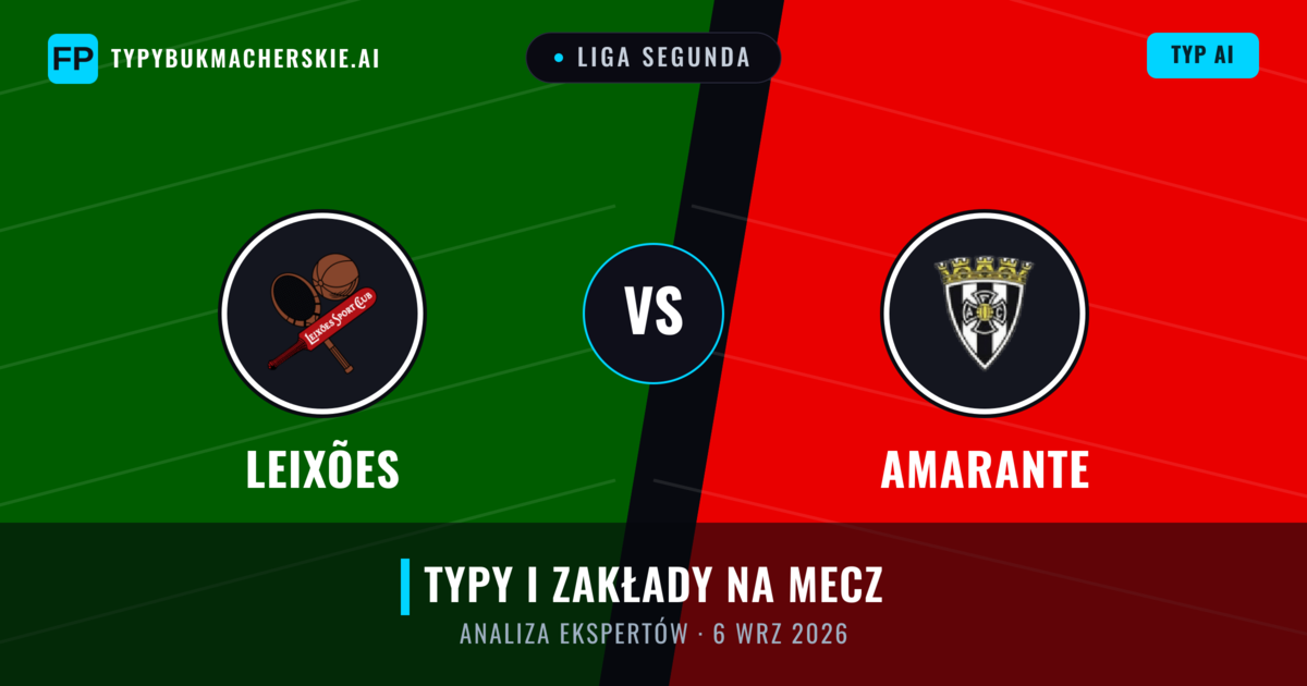 Leixões vs Amarante — typy i zapowiedź meczu
