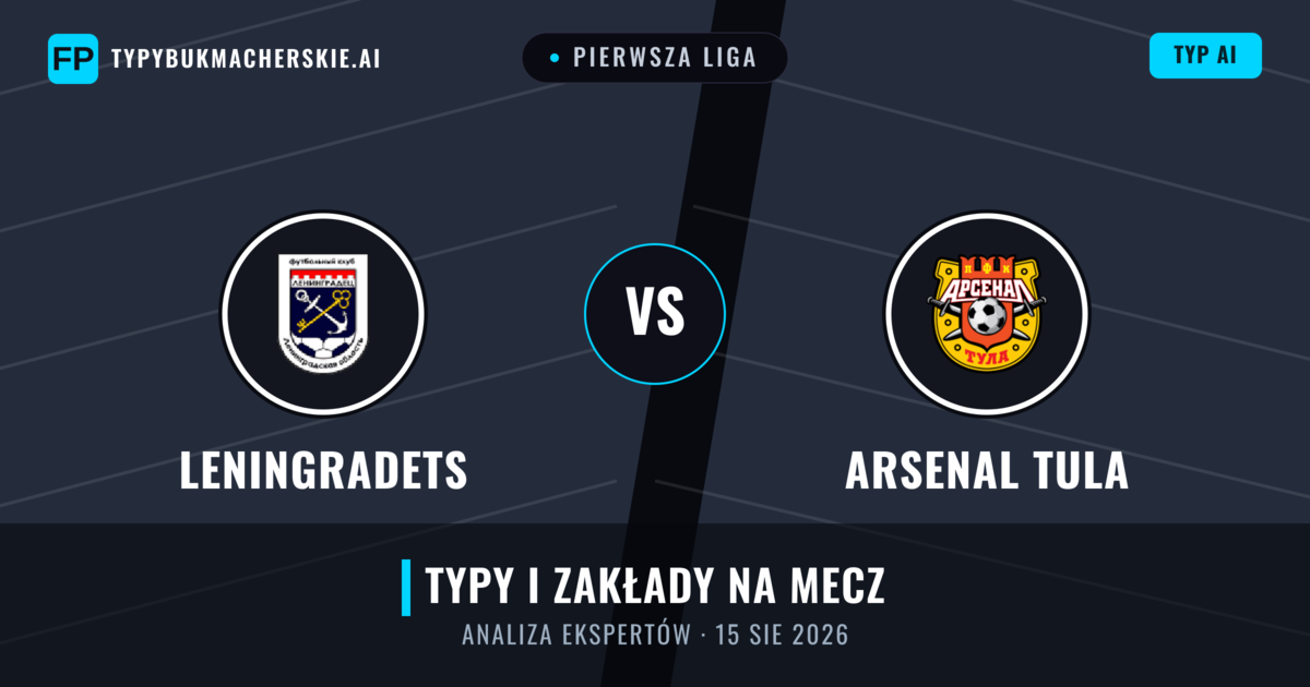 Leningradets vs Arsenal Tula — typy i zapowiedź meczu