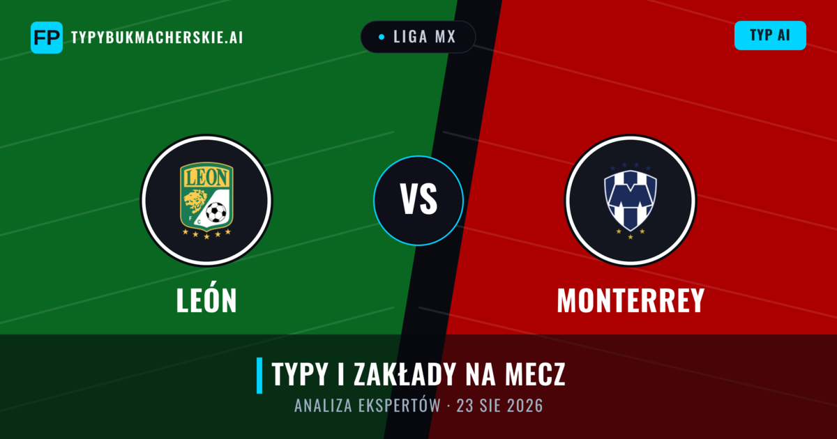 León vs Monterrey — typy i zapowiedź meczu