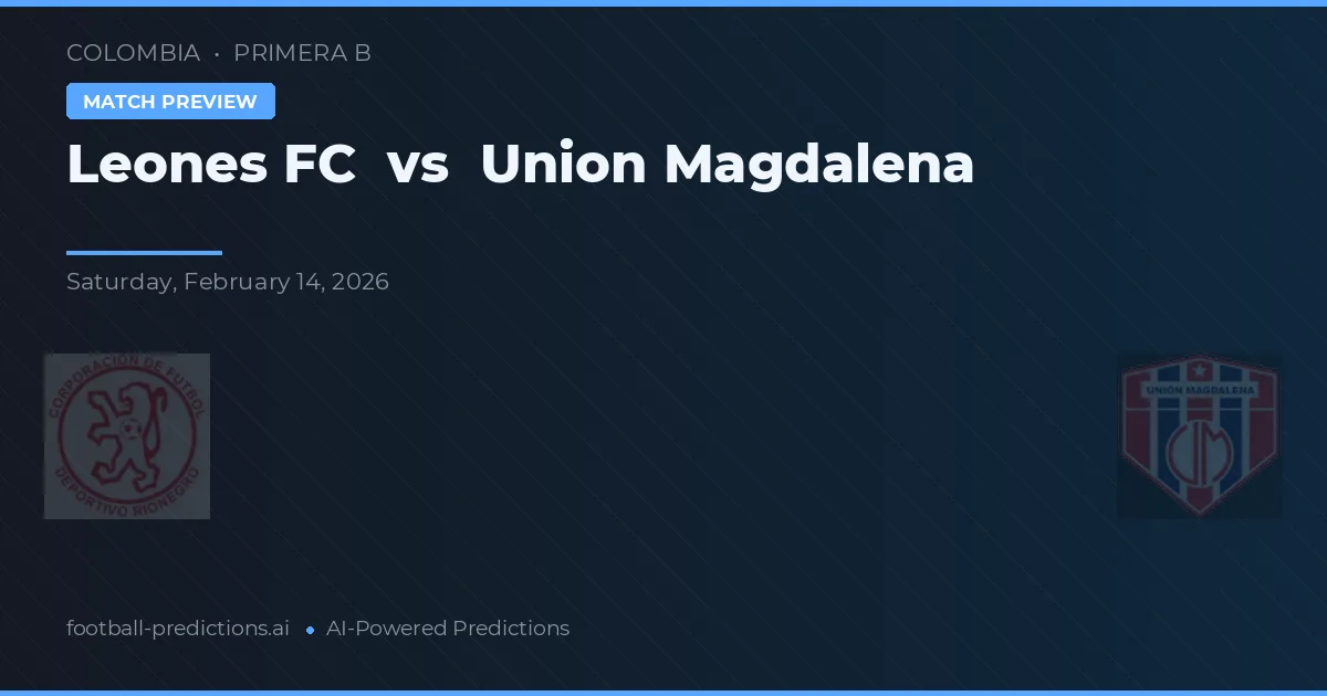Leones FC vs Union Magdalena — typy i zapowiedź meczu