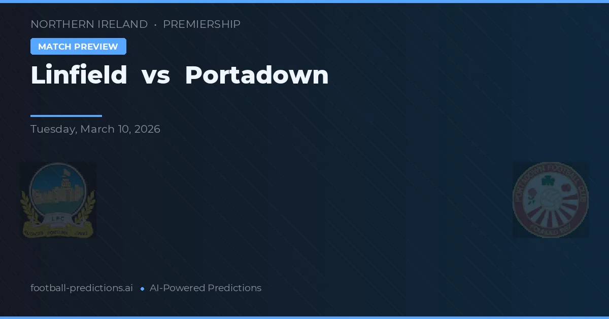 Linfield vs Portadown — typy i zapowiedź meczu
