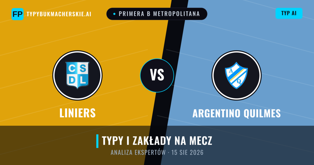 Liniers vs Argentino Quilmes — typy i zapowiedź meczu