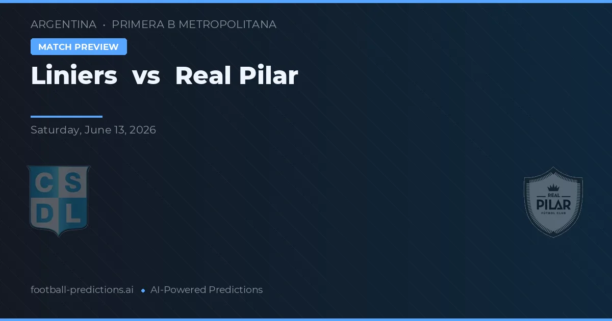 Liniers vs Real Pilar — typy i zapowiedź meczu