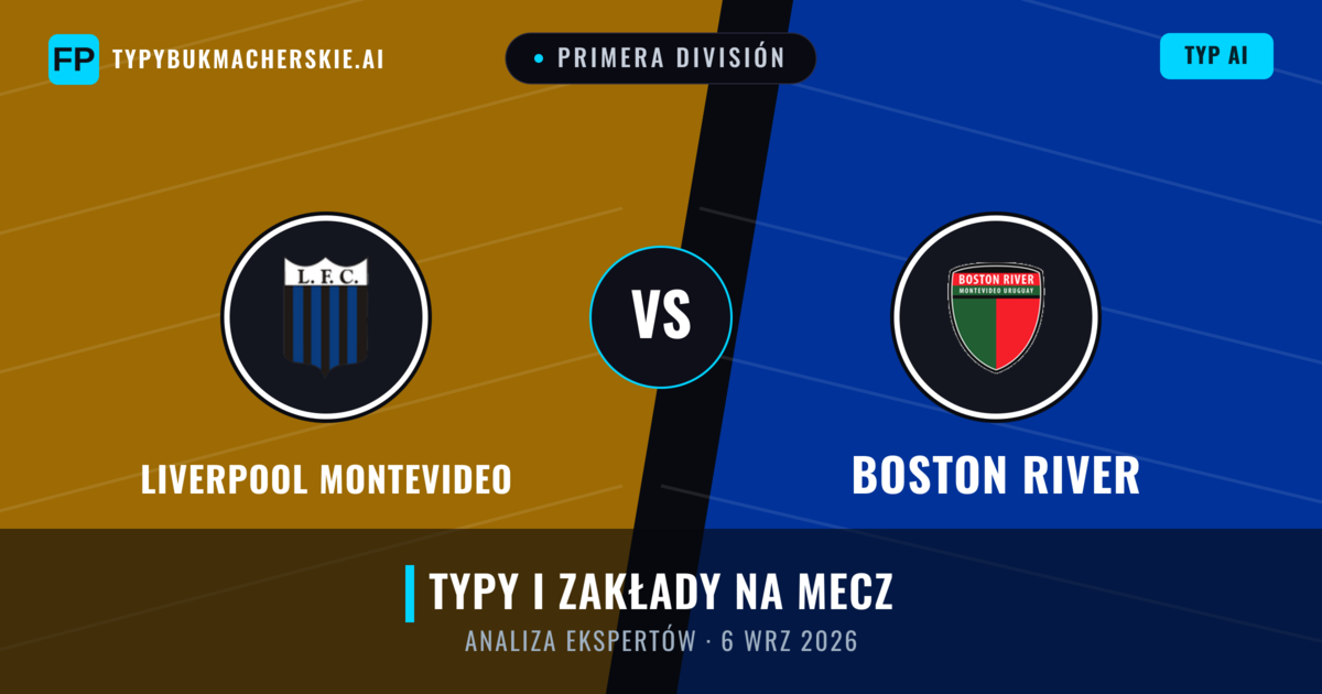 Liverpool Montevideo vs Boston River — typy i zapowiedź meczu