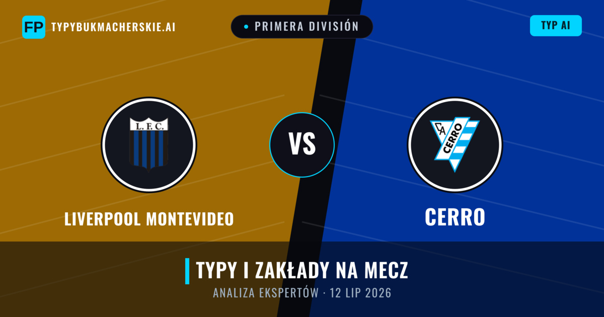 Liverpool Montevideo vs Cerro — typy i zapowiedź meczu