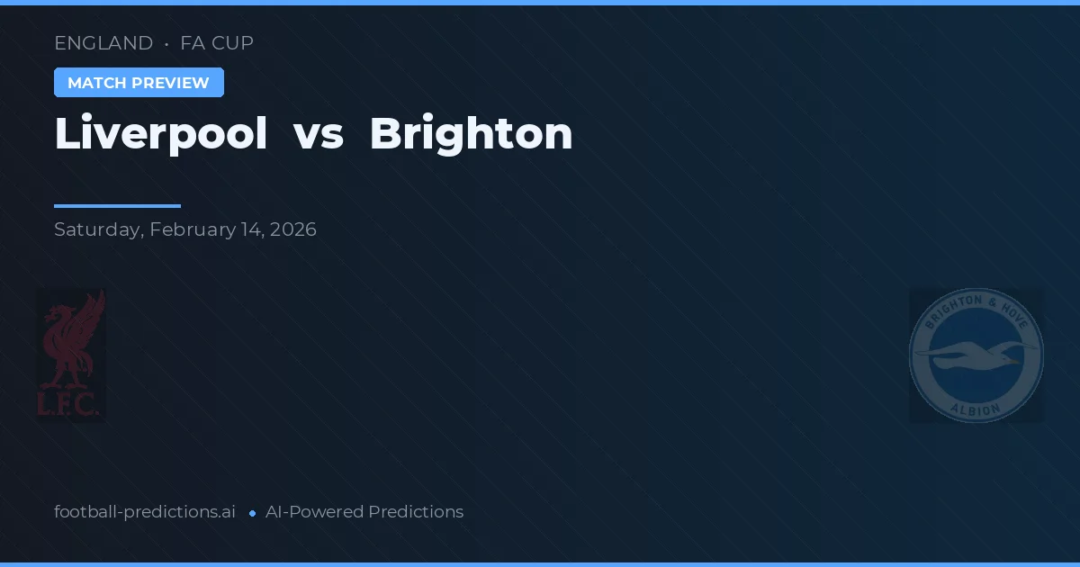 Liverpool vs Brighton — typy i zapowiedź meczu