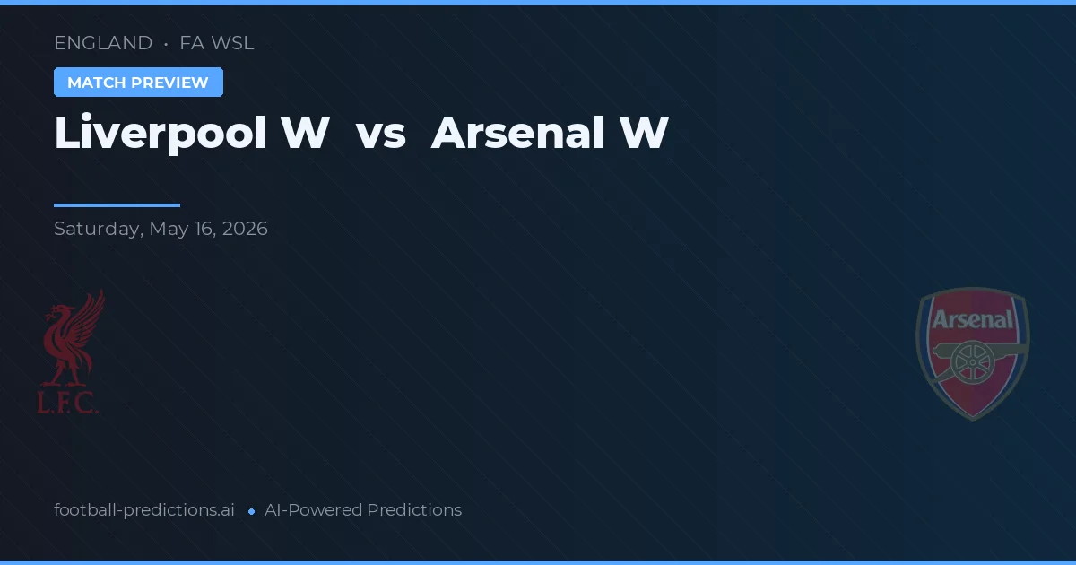 Liverpool W vs Arsenal W — typy i zapowiedź meczu
