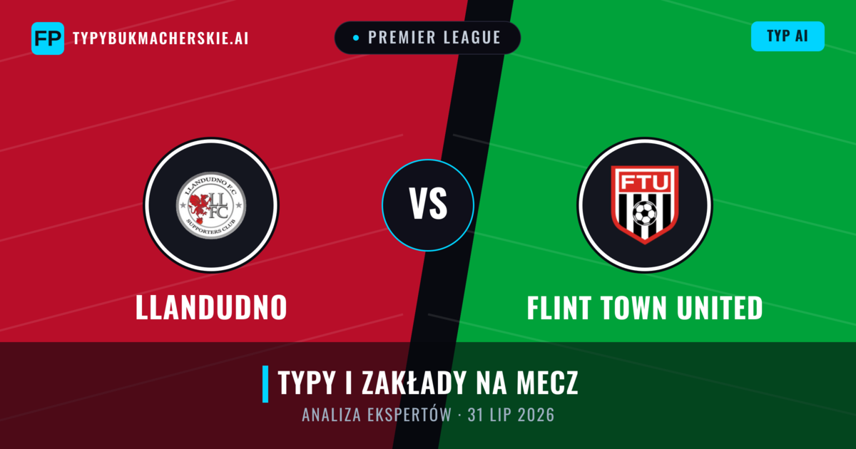 Llandudno vs Flint Town United — typy i zapowiedź meczu