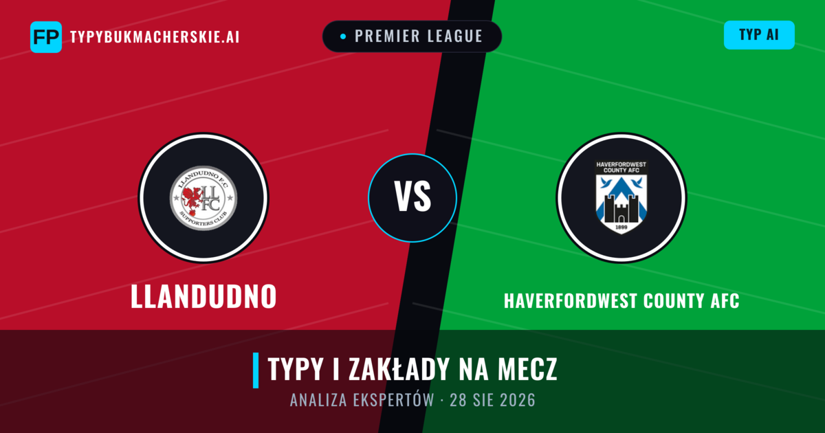 Llandudno vs Haverfordwest County AFC — typy i zapowiedź meczu